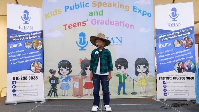Aryan I The Mines Shopping Centre I 18 Sept 22 I Johan Speaking Academy I Kids Public Speaking смотреть онлайн