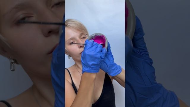 Пробую розовый  краситель Bag Girl