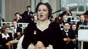 Русская народная песня «Пряха». Поёт Вероника Борисенко 🎥 Киноконцерт 1952 года