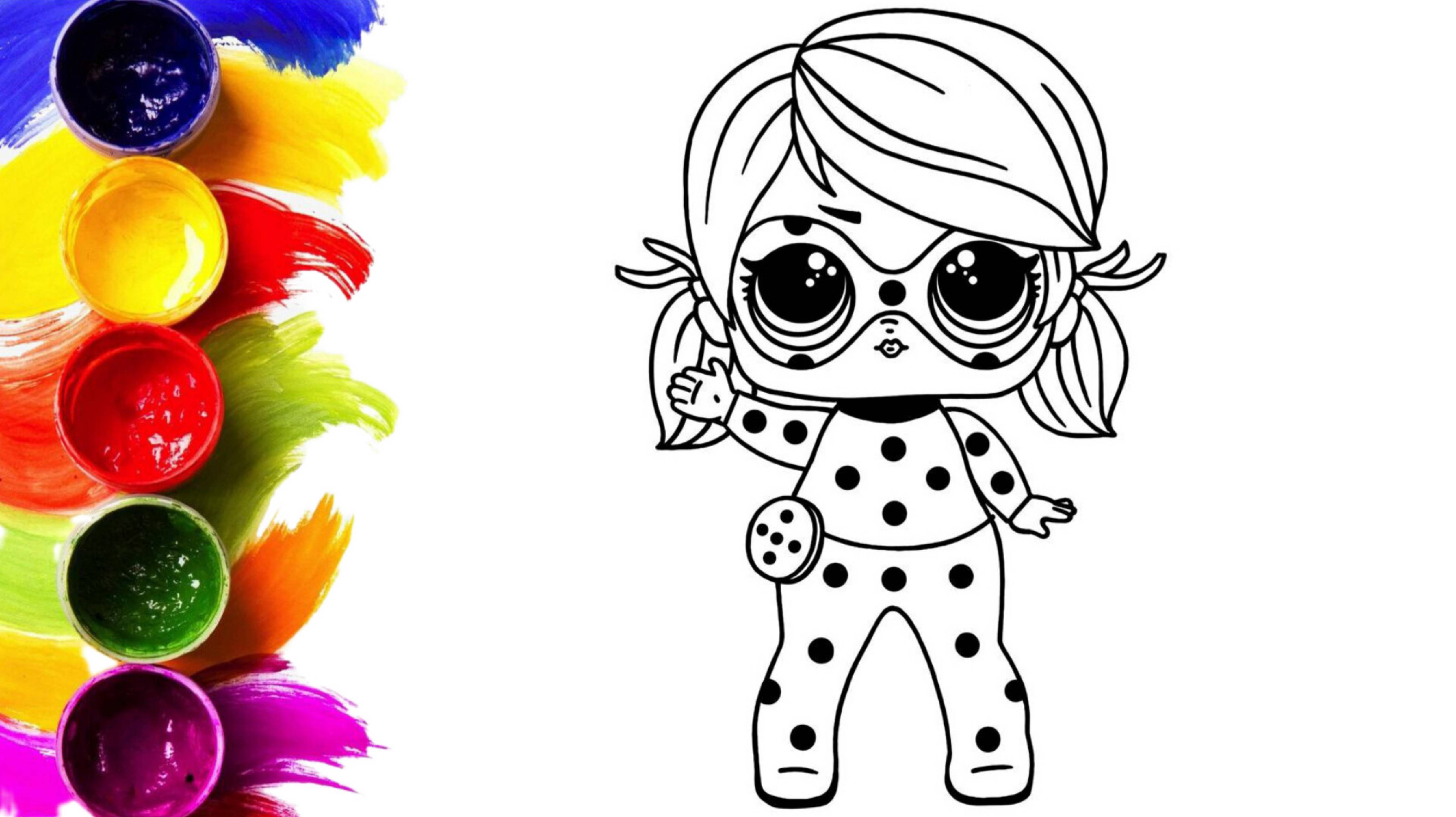 Как нарисовать и раскрасить Леди Баг смотреть онлайн