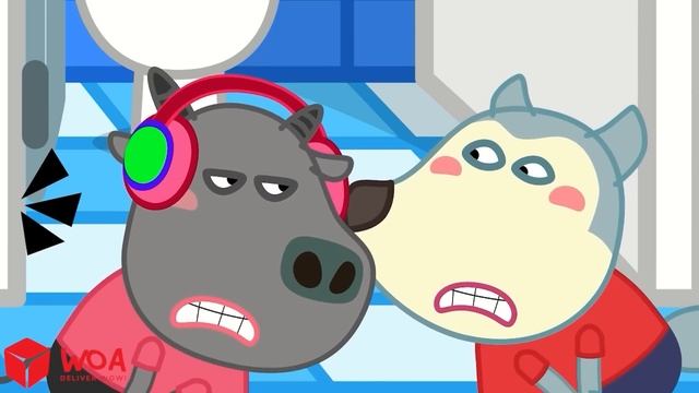 Baby Wolf Long Legs vs Short Legs Problems - Baby Wolf Funny Stories for Kids @WOABabySongs смотреть онлайн