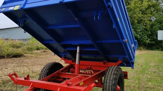 Обзор тракторного самосвального прицепа 1 ПТС 2 смотреть онлайн