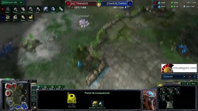 Starcraft 2 heart of the swarm - Virtus Legion - vL Demonizer vs ClanEX DaNkS смотреть онлайн