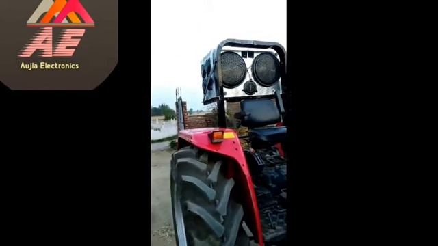 16"3 woofer speaker tractor music system fitting arjun mahinda by #aujlaelectronics# смотреть онлайн