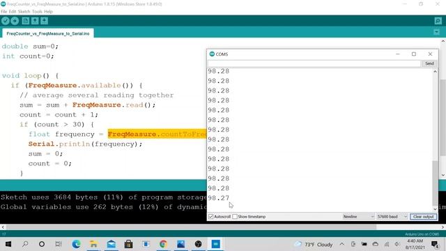Count Frequency Signal FreqCount Vs FreqMeasure With Arduino смотреть онлайн