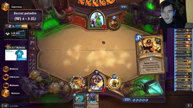 Hearthstone: Kolento plays secret paladin (#25) смотреть онлайн