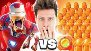 ЖЕЛЕЗНЫЙ ЧЕЛОВЕК VS 99 БРОНЗ в Фортнайт