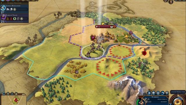 Civilization 6 part 1 beginning gameplay Rx 480 8gb nitro ultra settings dx12 смотреть онлайн