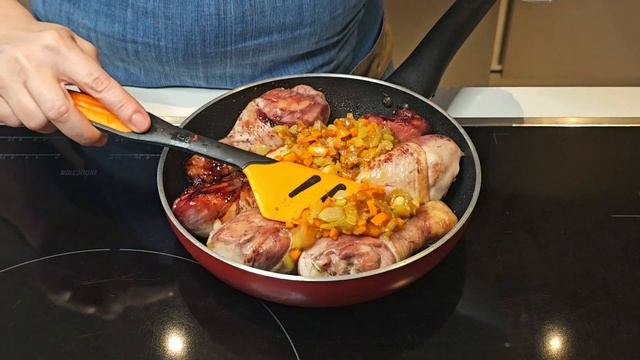 COSCE DI POLLO ALLA CACCIATORA смотреть онлайн