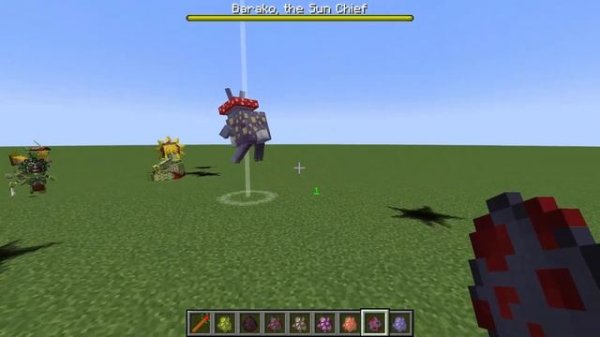 Barako The Sun Chief Vs. Alex's Mobs Monsters in Minecraft