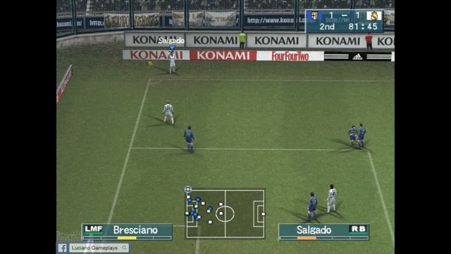 PES 4 Real Madrid vs. Parma смотреть онлайн