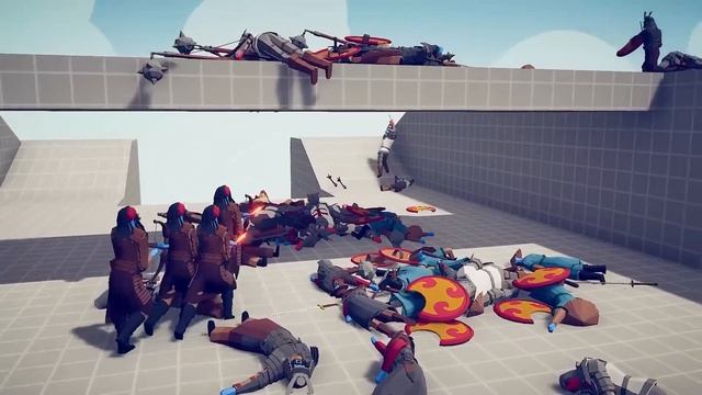 CRUSADER SOLDIERS vs CHINA SOLDIERS | Totally Accurate Battle Simulator - TABS смотреть онлайн