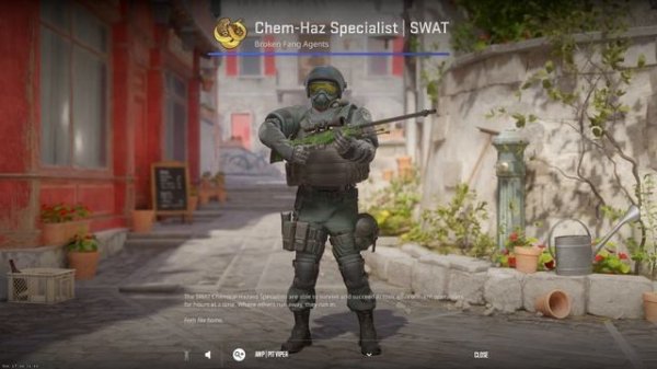 CS2 Chem-Haz Specialist | SWAT - Counter-Strike 2 Agent Skin Showcase & Inspect