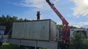 Наша Дача. Установили Бытовку