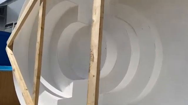 Белая чаша для бассейна из полипропилена смотреть онлайн