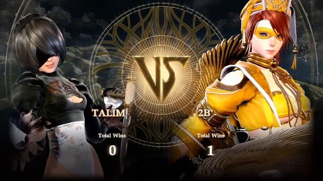 Soulcalibur VI 2B Dressed as Talim Vs Talim Dressed as 2B Cosplay Battle смотреть онлайн