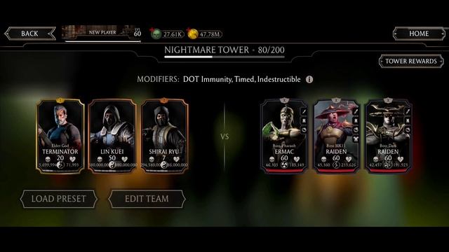 Elder God Terminator VS Nightmare Tower | Mortal Kombat Mobile | Mortal Kombat смотреть онлайн