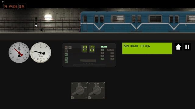 Leningrad Metro Simulator 2D катаюсь по 3 линии Невская-Василеостровская смотреть онлайн