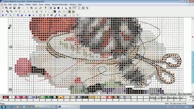 Pattern Maker v4 Pro-перенабор схемы ч.3-крест и полукрест смотреть онлайн