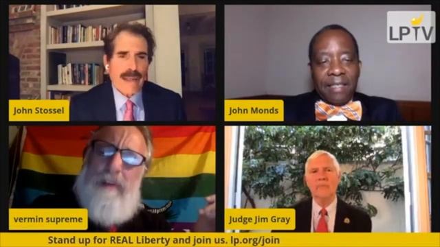 Vermin Supreme Lights Up A Joint In Debate смотреть онлайн