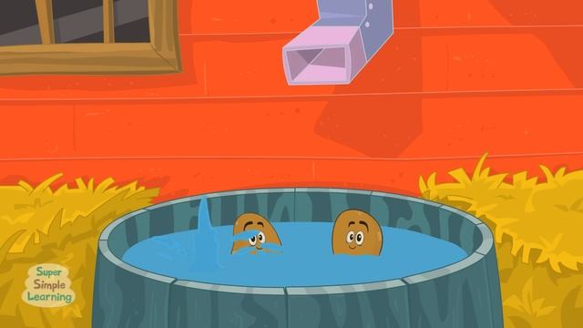 One Potato, Two Potatoes | Count Potatoes! | Super Simple Songs смотреть онлайн