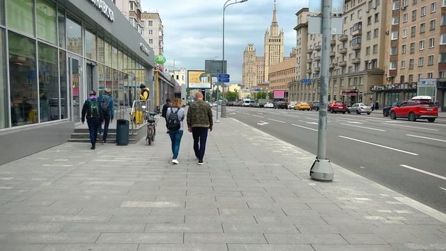 [4K] Exploring Moscow - Krasnaya Presnya. Walking Tour