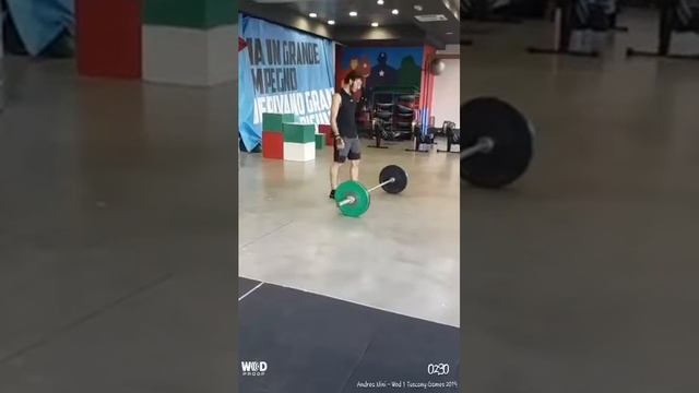 Andrea Nini - Tuscany Games 2019,WOD 1 смотреть онлайн