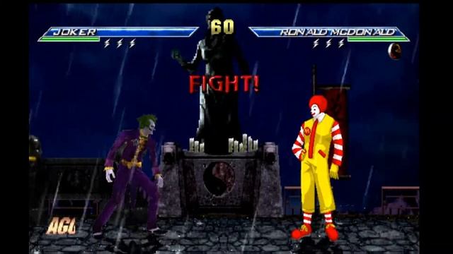 Mortal Kombat New Era The Joker vs Ronald McDonald MK MUGEN DEMONSTRATION [1080P 60FPS] смотреть онлайн