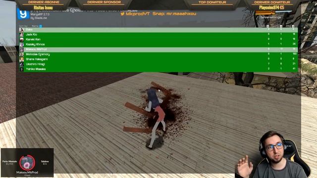 OBLIGER DE MANGER DE LA CHAIRE HUMAINE POUR SURVIVRE ! - GMOD Tokyo Ghoul RP #0 смотреть онлайн