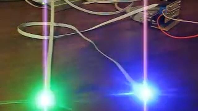 Цветомузыка на RGB-светодиодах. смотреть онлайн