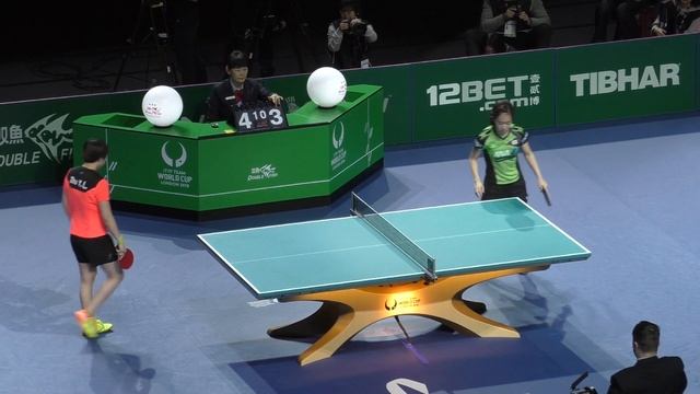 2018 ITTF Team World Cup - Zhu Yuling v Ishikawa Kasumi (private recording) смотреть онлайн