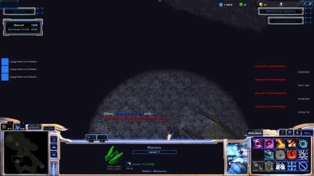 2K60FPS 🌌 Starcraft II 👾 #359 - Zombie World: Unity (old) - "there he is lol" смотреть онлайн