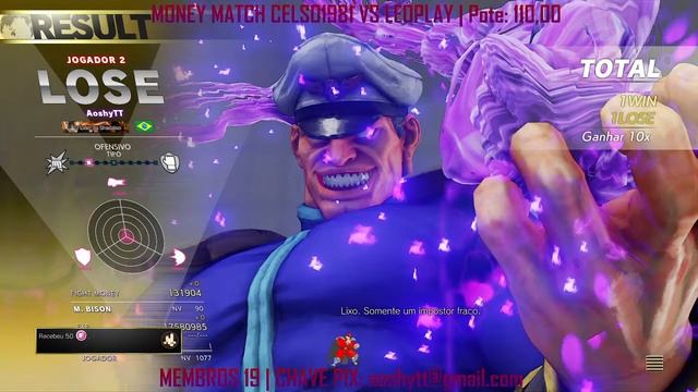 PARTE FINAL - CELSO1981 VS LEOPLAY - MONEY MATCH | NARRAÇÃO AOSHYTT + MARCO SHINN смотреть онлайн