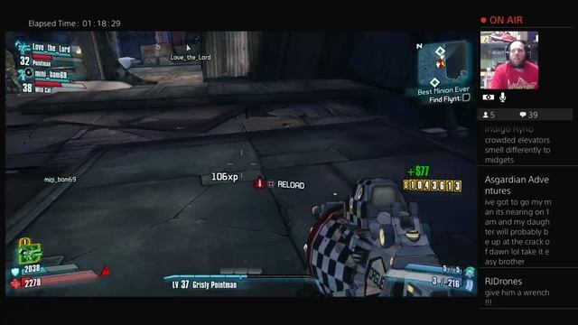 Borderlands 2 Livestream online Gameplay смотреть онлайн