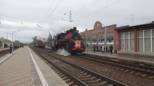 Маневры паровоза Эр739-99 по ст. Таганрог-1 (1)