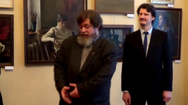 Открытие выставки Валерия Овчаренко в Доме ученых Санкт-Петербурга смотреть онлайн