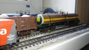 вагоны РЖД . Депо на подоконнике.  1:87.  (12 августа 2018 г.)