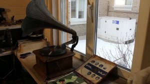 Таможня дает добро! Граммофон Nipponophone. Распаковка посылки из Японии. Редкие фонографы