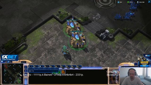 Играю ладдер 1x1 Мастерлига StarCraft II: Legacy of the Void (27.09.2019) смотреть онлайн