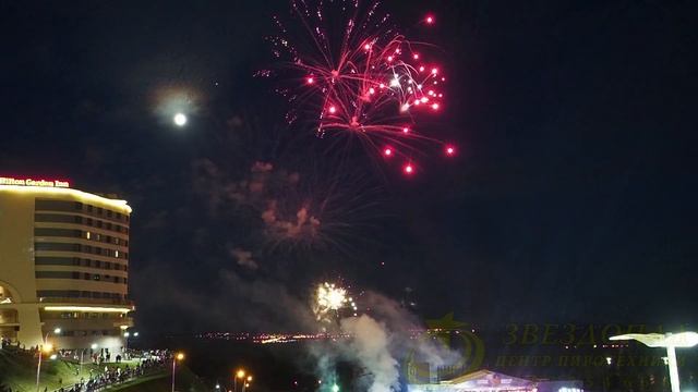 Салют на закрытии фестиваля "Сердце Евразии 2019"