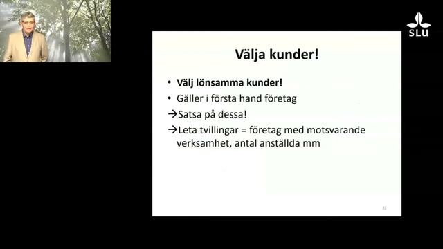 Thomas Björklund SLU; ekonomi för landsbygdsföretag - kunddialog смотреть онлайн