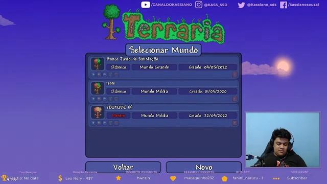 TERRARIA FOR THE WORTHY !!!! OI MEU CHAPA смотреть онлайн