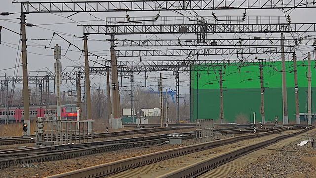 RailWay. EMU Trains On The Trans-Siberian Railway / Электрички на Транссибирской магистрали