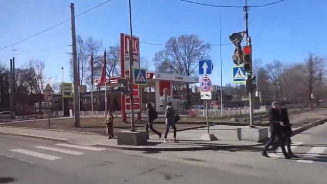Трамвай Санкт-Петербурга 8-264: 71-623-03 (УКВЗ) б.3710 по №6 (10.04.18) смотреть онлайн