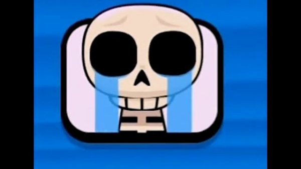 Clash Royale Skeleton Crying Emote 1 Hour (Larry) #clashroyale #supercell #emote