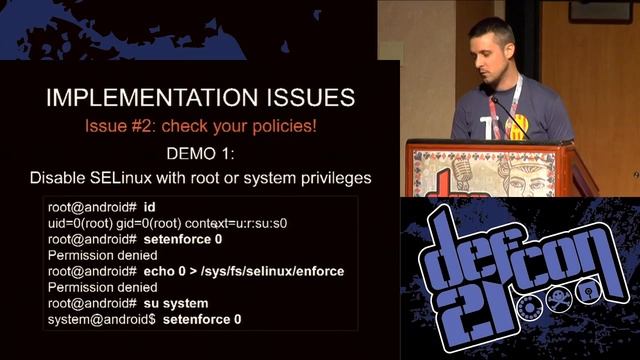 DEF CON 21 - Pau Oliva Fora - Defeating SEAndroid смотреть онлайн