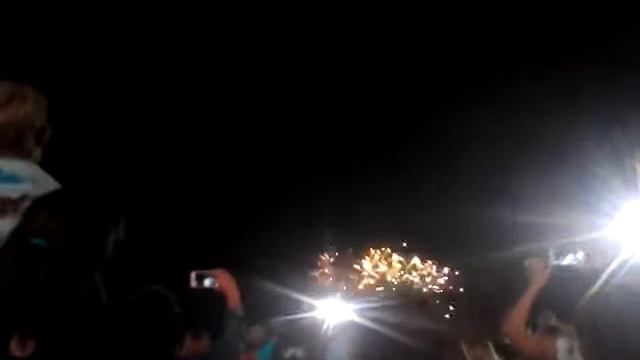 Салют на день города в Рыбинске. 4.08.2018. смотреть онлайн