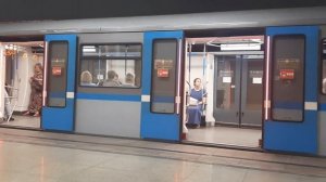 Поезд 81-765.4к «Русква» (Москва 2019 с окраской Русича) прибывает на станцию Козья Слобода. Казань