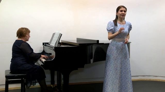 «100 дней с Пушкиным» Ц. Кюи "Царскосельская статуя" солист Ксения Трофимова смотреть онлайн