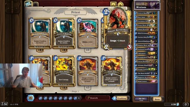 Hearthstone Classic Deck Spotlight: Minion Heavy Priest смотреть онлайн